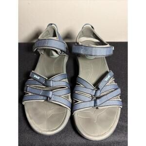 Teva Tirra Sandals Women Size 9 Blue Strappy Sport Hiking Walking Shoe #4266